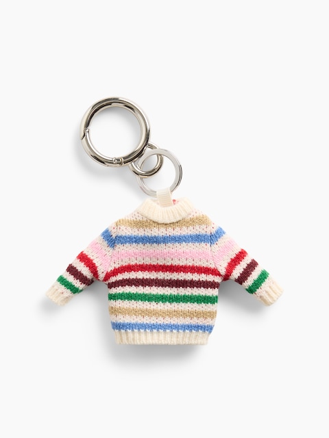 Knit Sweater Keychain Charm