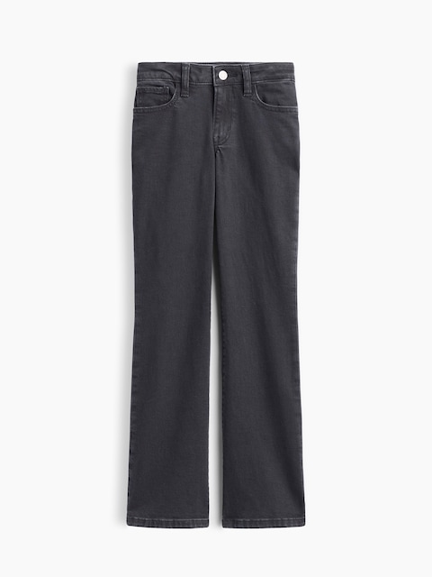 Kids Embroidered Low Rise Boot Jeans