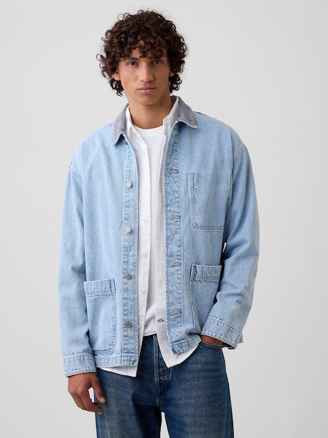 Relaxed Denim Barn Jacket