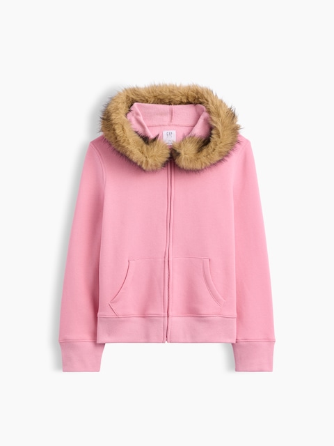 Kids Relaxed Fleece Zip Hoodie