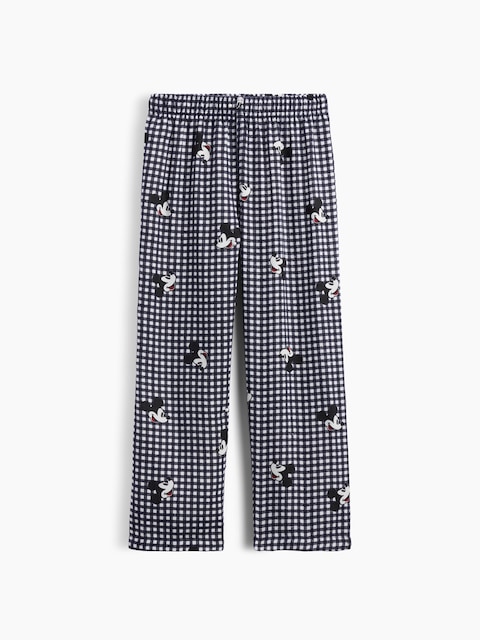 GapKids × Disney Mickey Mouse Straight-Leg Flannel PJ Pants