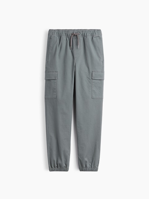 Kids Twill Cargo Joggers