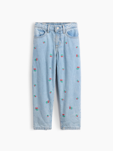 babyGap Cozy-Lined Embroidered Horseshoe Jeans