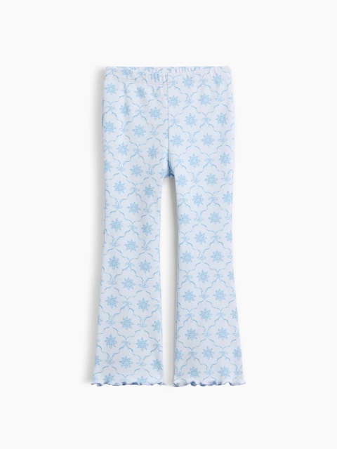babyGap Pull-On Print Ribbed Flare Leggings