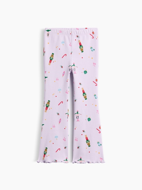 babyGap Pull-On Print Ribbed Flare Leggings