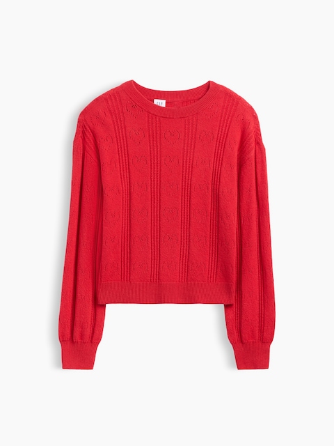 Kids CashSoft Relaxed Crewneck Sweater