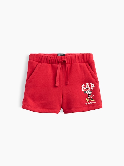 babyGap × Disney Minnie Mouse Pull-On Logo Shorts