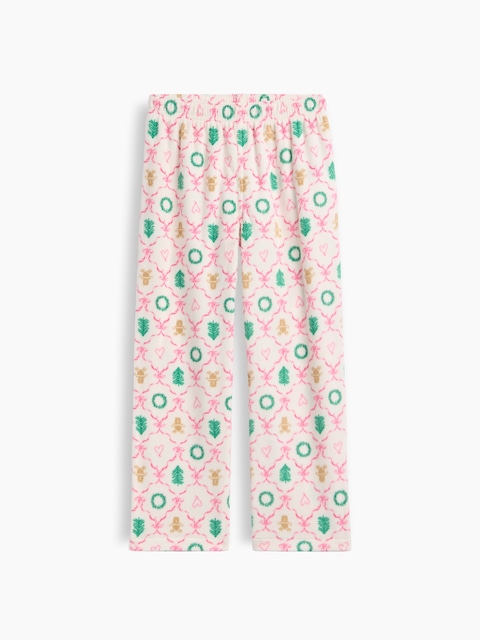 Kids Straight-Leg Microfleece PJ Pants