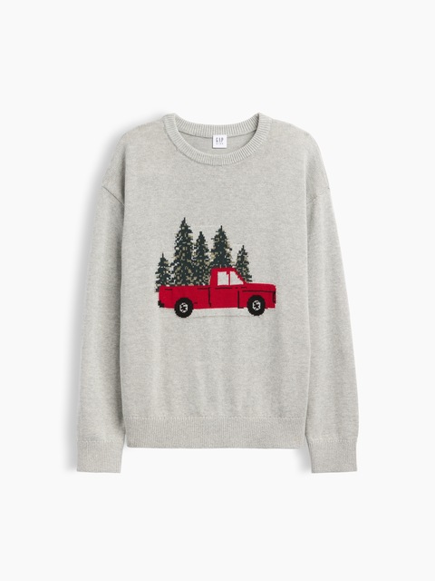 Kids Relaxed Intarsia Sweater