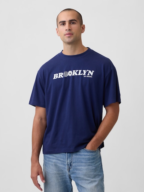 Everyday Soft Relaxed Gap Brooklyn Graphic T-Shirt
