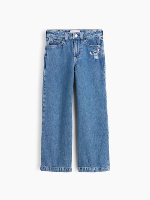 GapKids × Disney Lilo and Stitch High Rise Wide-Leg Jeans