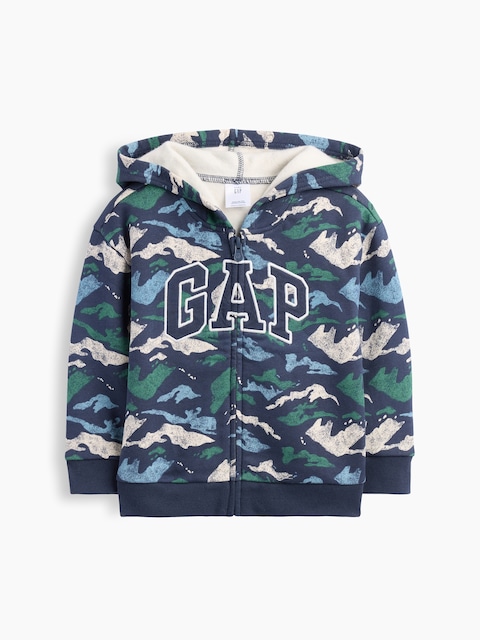 babyGap Relaxed Logo Zip Hoodie