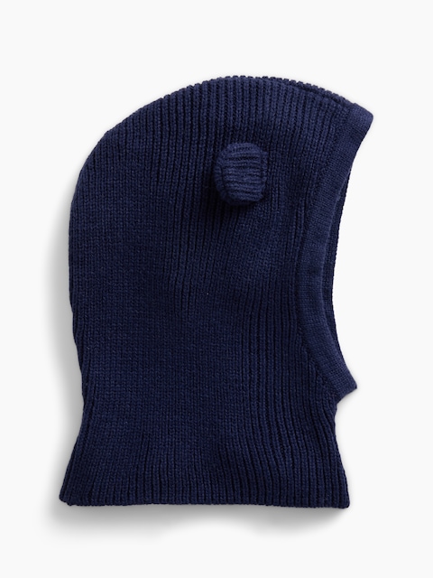 Toddler Ribbed Bear Hood
