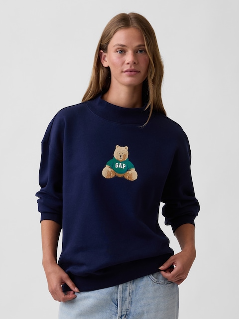 Relaxed Brannan Bear Mockneck Sweatshirt