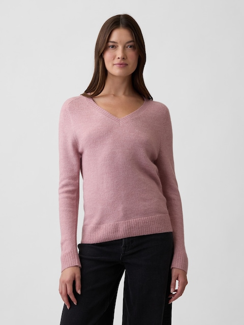 Relaxed Lightweight V-Neck Sweater