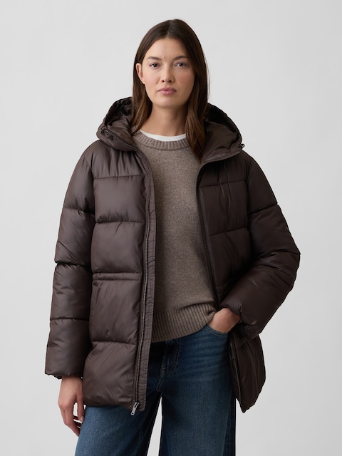Relaxed Puffer Coat