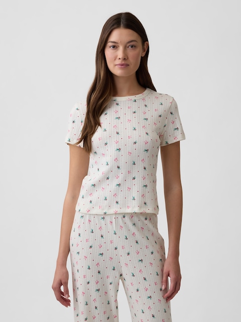 Pointelle PJ T-Shirt