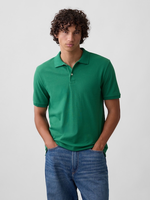 Stretch Pique Polo Shirt