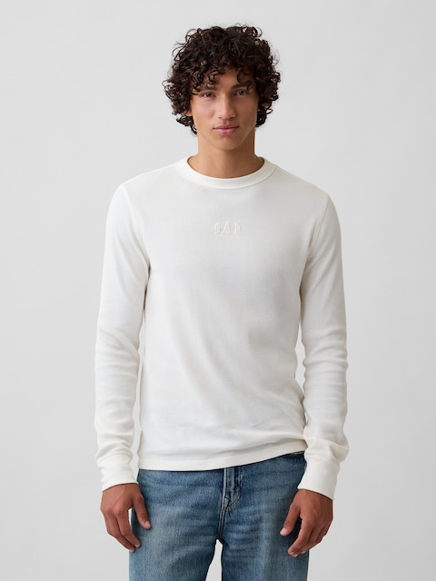 Gap Mini-Logo Waffle-Knit T-Shirt