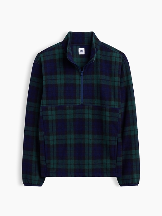 Relaxed Microfleece Half-Zip Sweatshirt | Gap Factory