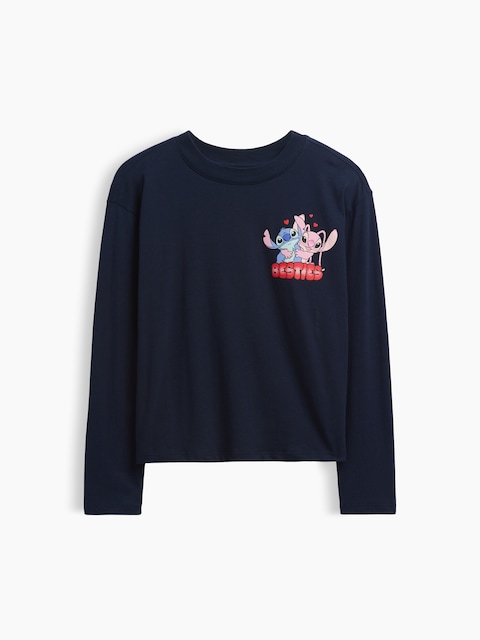 GapKids × Disney Lilo and Stitch Oversized Graphic T-Shirt