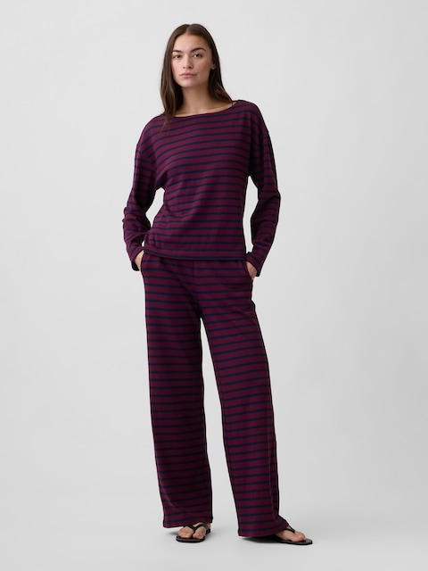 Stripe Pull-On Pants