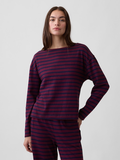 Stripe Boatneck T-Shirt