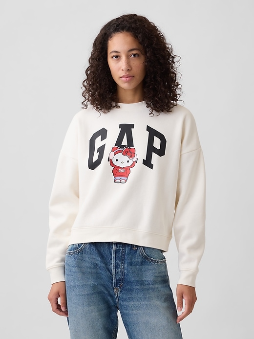 Oversized Wedge Crewneck Sweatshirt | Gap Factory