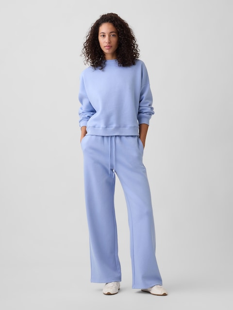 Relaxed Straight-Leg Sweatpants