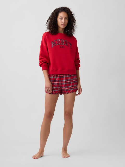 Flannel PJ Shorts