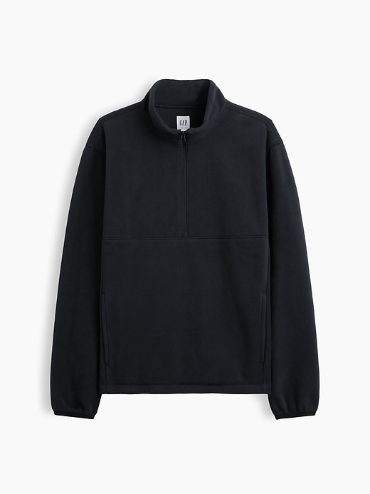 Relaxed Microfleece Half-Zip Sweatshirt | Gap Factory