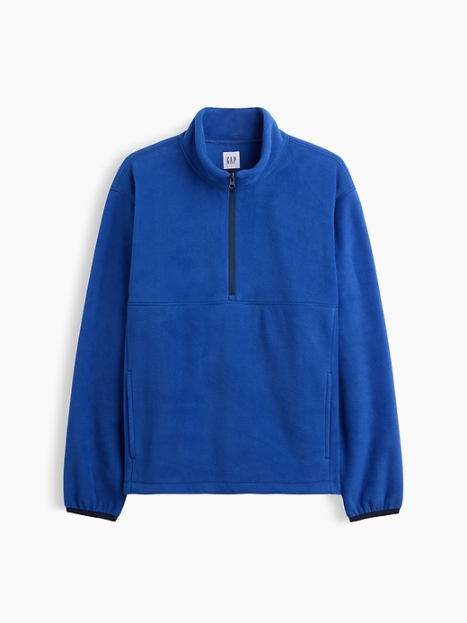 Relaxed Microfleece Half-Zip Sweatshirt | Gap Factory