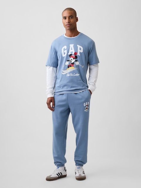 Gap × Disney Mickey Mouse Relaxed Logo Joggers