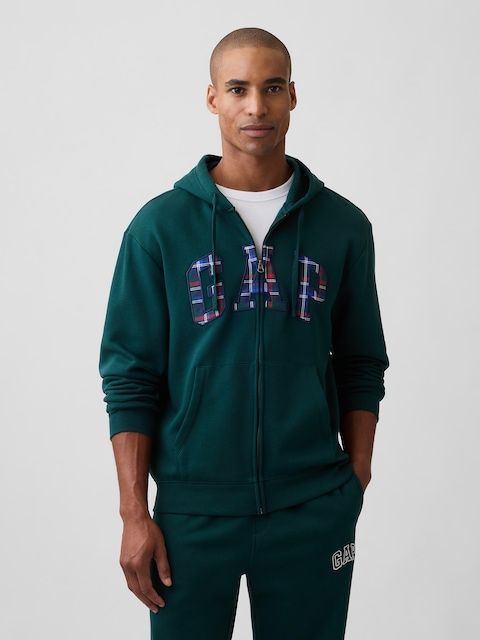 Relaxed Gap Logo Zip Hoodie