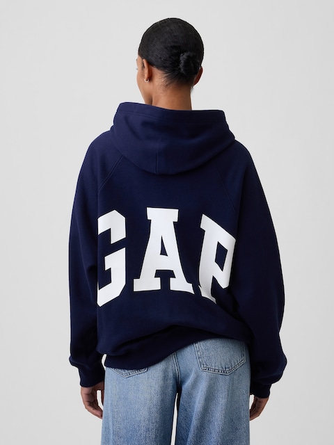 Oversized Gap Logo Hoodie