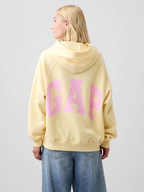 Oversized Gap Logo Hoodie