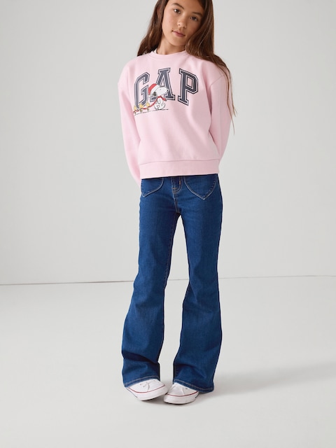 Kids High Rise '70s Flare Jeans