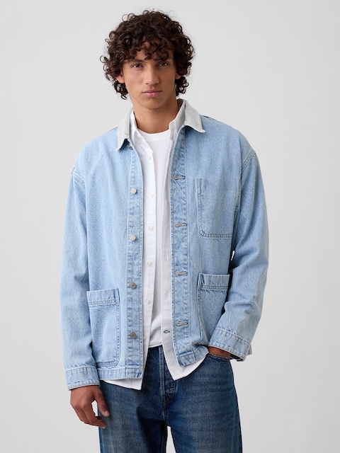 Relaxed Denim Barn Jacket