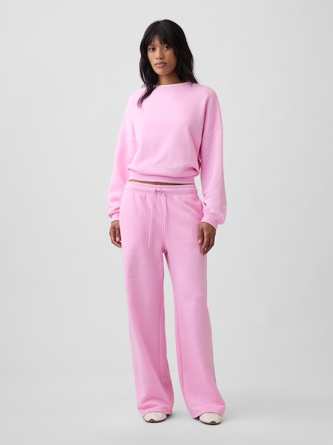Relaxed Straight-Leg Sweatpants