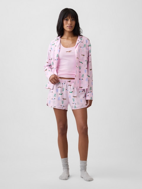 Flannel PJ Shorts