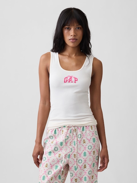Ribbed PJ Tank Top
