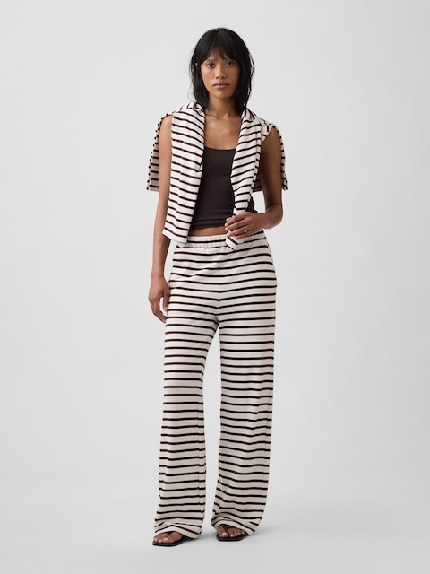 Stripe Pull-On Pants