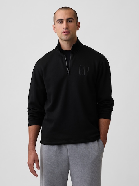 Relaxed Quarter-Zip Sweatshirt