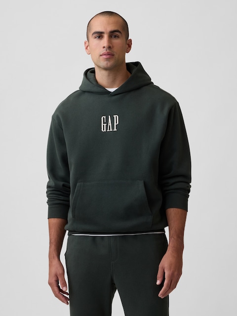 Adult Vintage Soft Oversized Gap Mini-Logo Hoodie