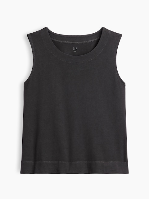 Heavyweight Crewneck Shell Tank Top