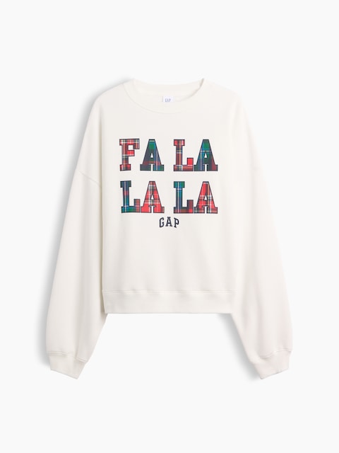 Relaxed Wedge Crewneck Sweatshirt