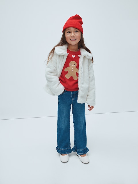 babyGap Faux-Fur Collared Jacket