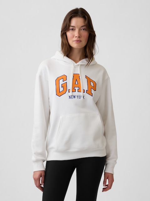 Relaxed Gap NY Logo Hoodie