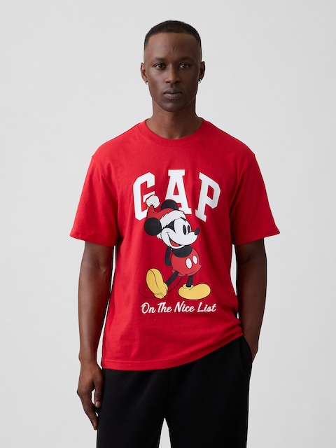 Gap × Disney Mickey Mouse Relaxed Logo T-Shirt