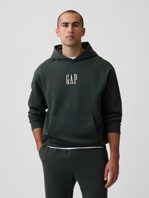 Adult Vintage Soft Oversized Gap Mini-Logo Hoodie